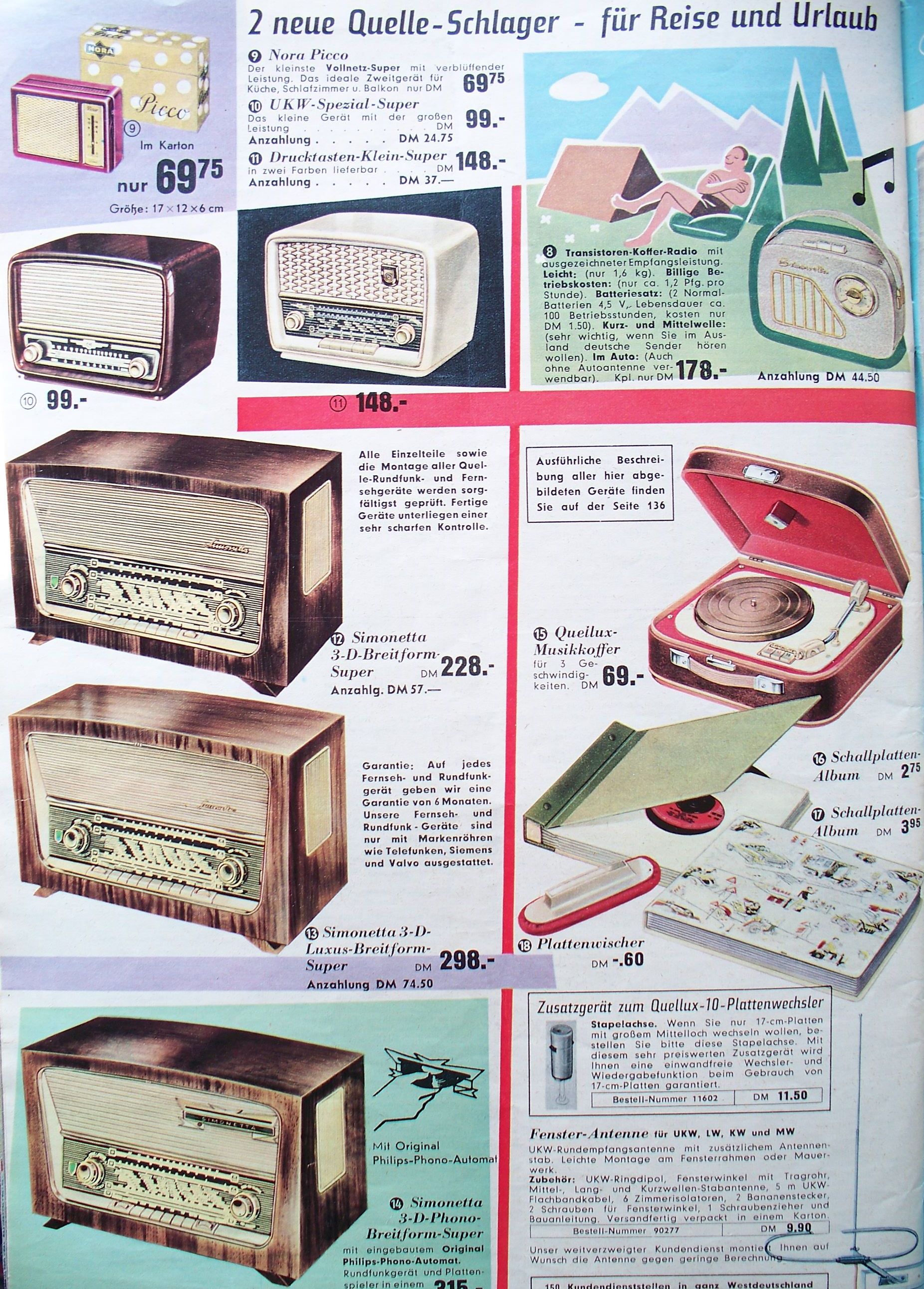 Quelle Katalog 1958