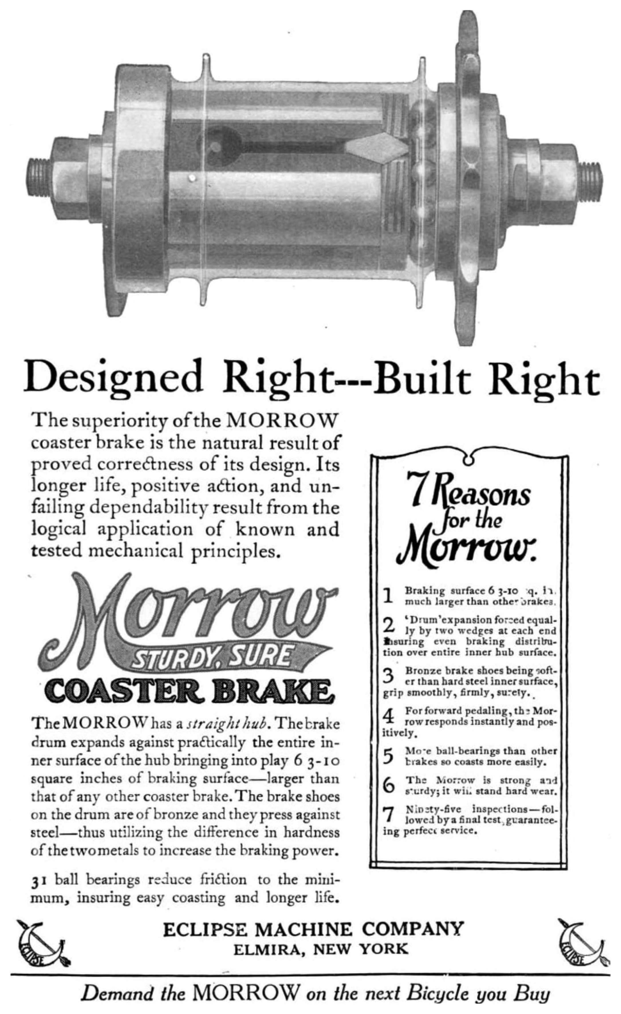 morrow bicycle hub