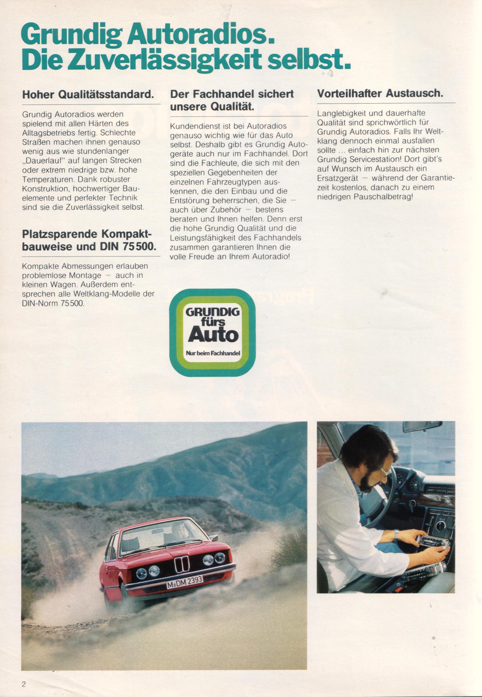 Grundig Catalogue 81 vintage autoradio