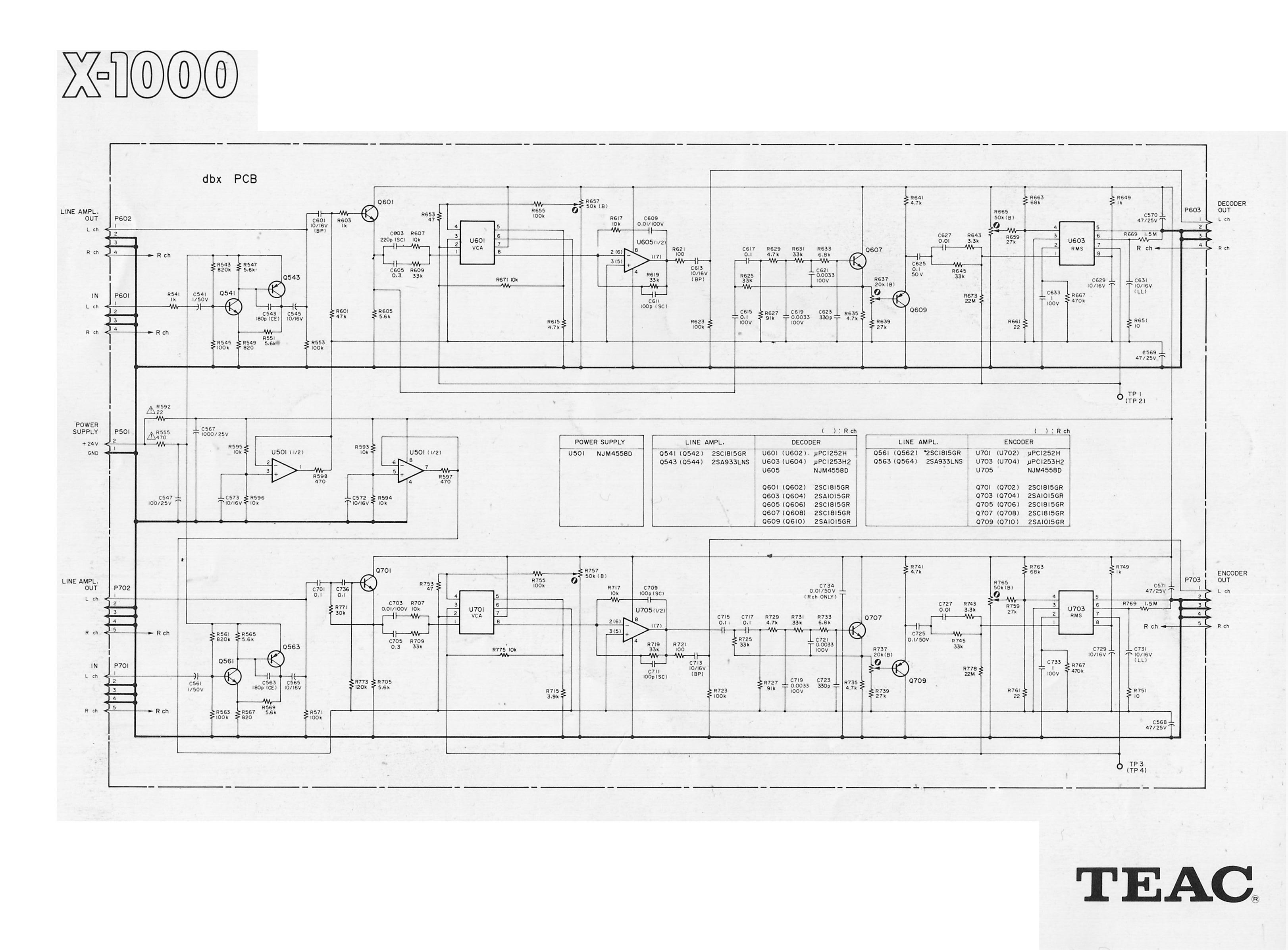 Teac x 10r схема