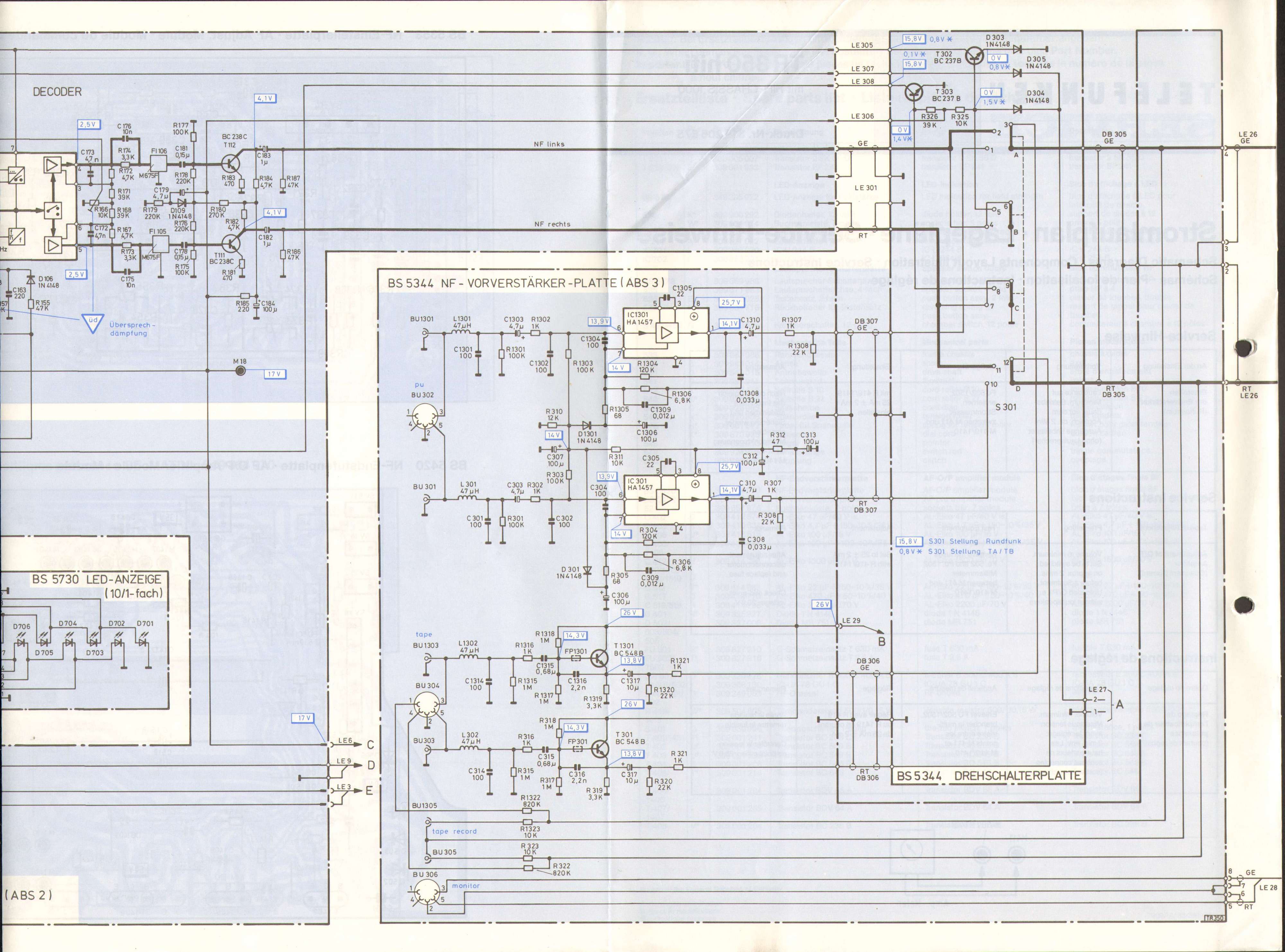 Telefunken ha 870 схема